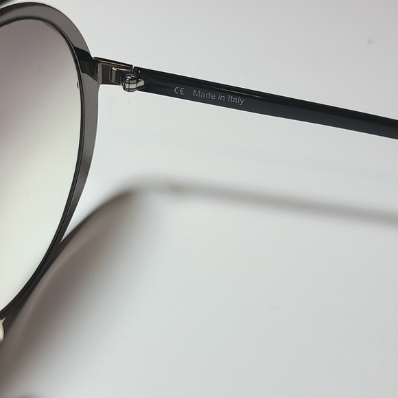 Vintage Escada Black Gradient Round Sunglasses - Picture 7 of 9